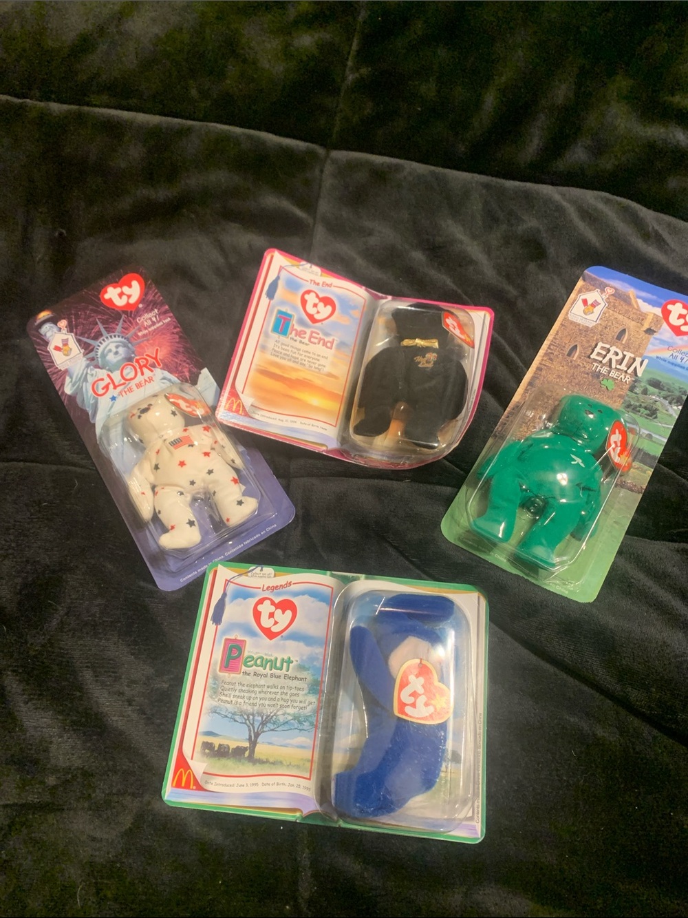 Ty Beanie Babies Collectible Bears Set - Multicolor